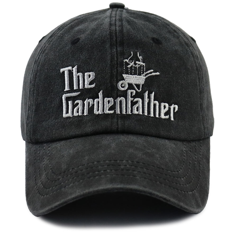The GardenFather Baseball Cap, Funny Adjustable Cotton Embroidered Baseball Cap for Gardener Dads