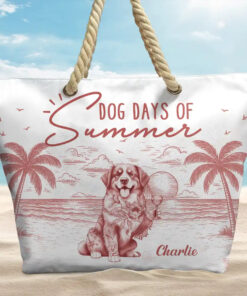 Alternative view of Dog Days Of Summer - Personalized Beach Bag