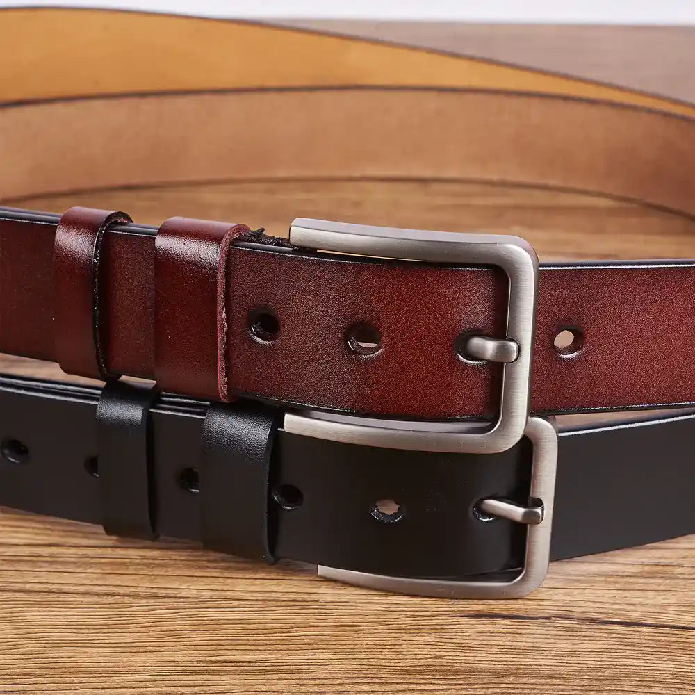 I Love You Everyday Couple - Personalized Engraved Leather Belt - Image 3
