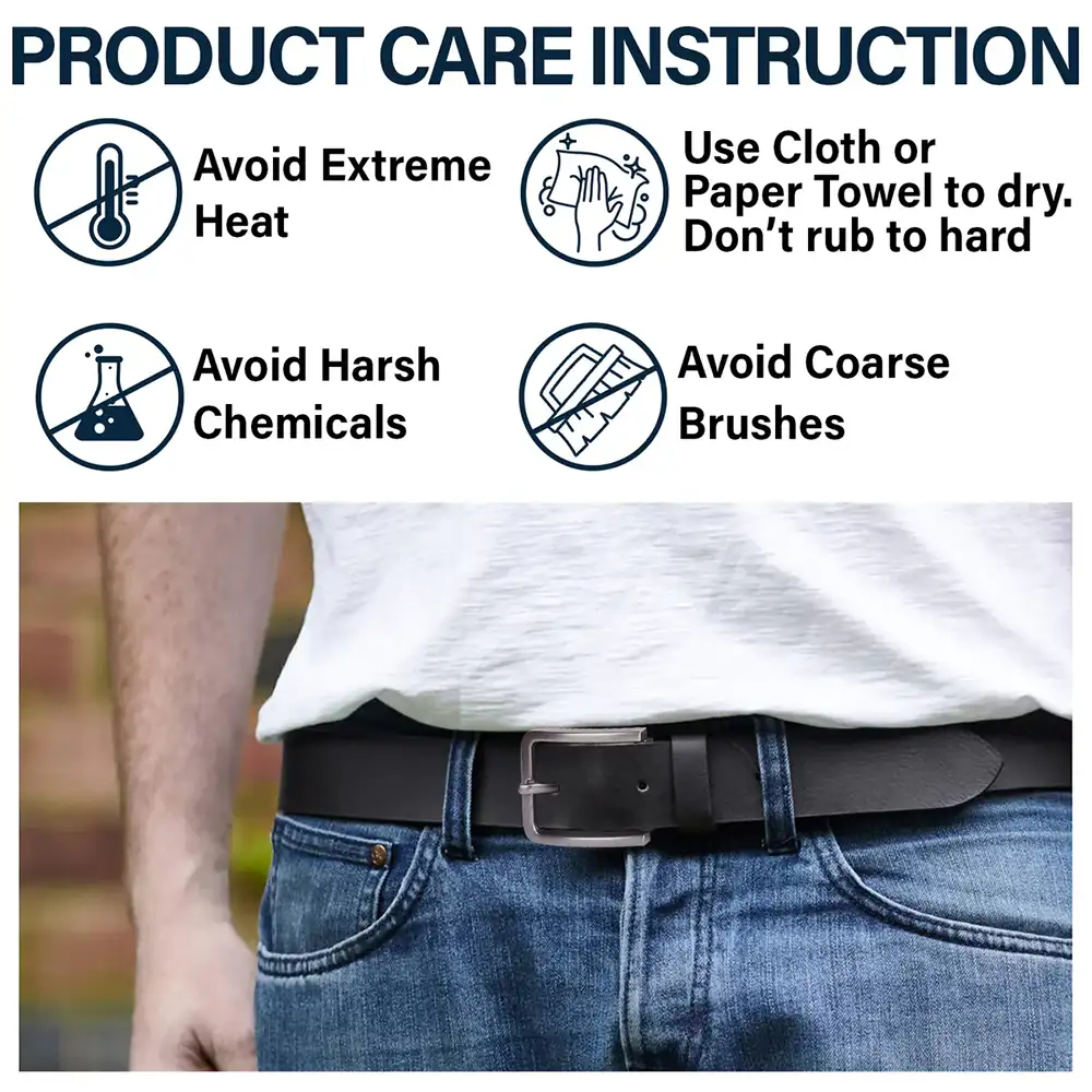 Let Our Love Hold Up Your Heart - Personalized Engraved Leather Belt - Image 4
