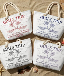 Girls Trip A Lot Of Laughter & Memories - Personalized Beach Bag