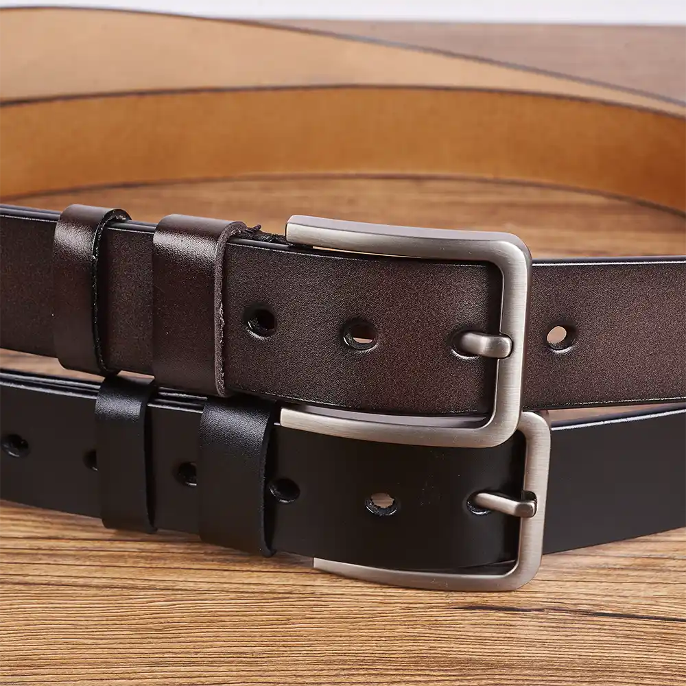Couple Thanks For All The Orgasms From Wife To Husband - Personalized Engraved Leather Belt - Image 3