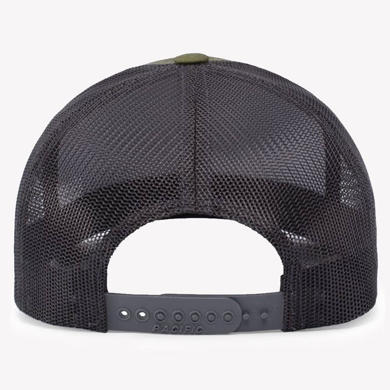 Hawk Tuah Spit On That Thang Girl Silhouette, Personalized Trucker Leather Patch Hat, Election 2024, Trending Hat - Image 4